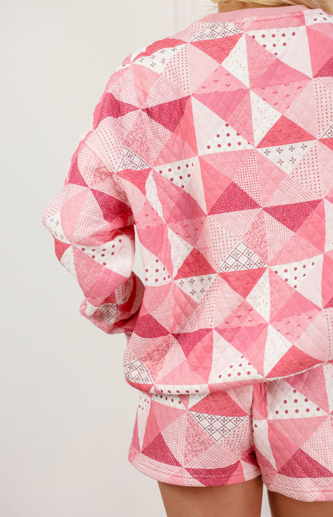 Gemma Quilted Mock Neck Pullover