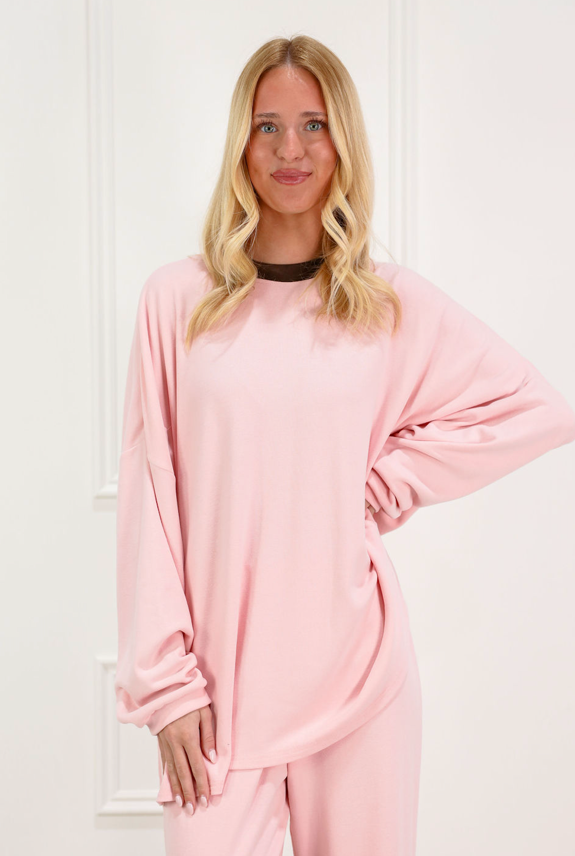 Soft Brushed Pants Pink