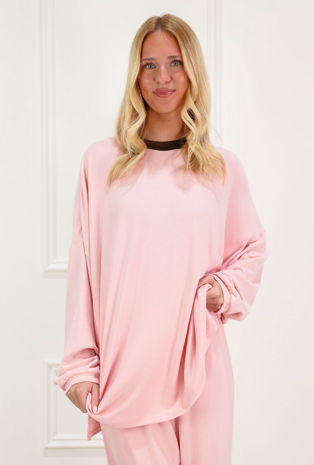 Soft Brushed Pants Pink