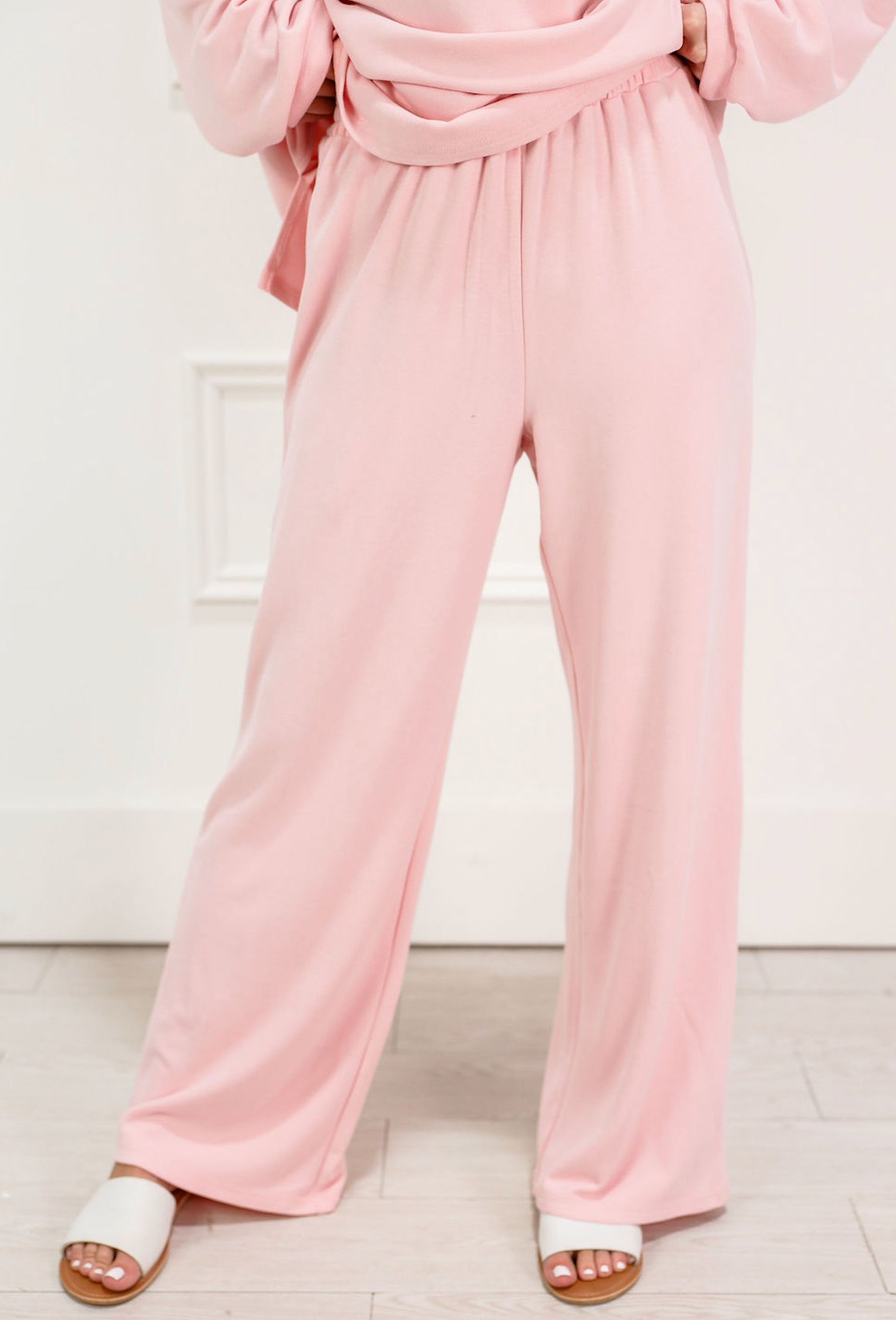 Brushed Soft Oversize Top Pink