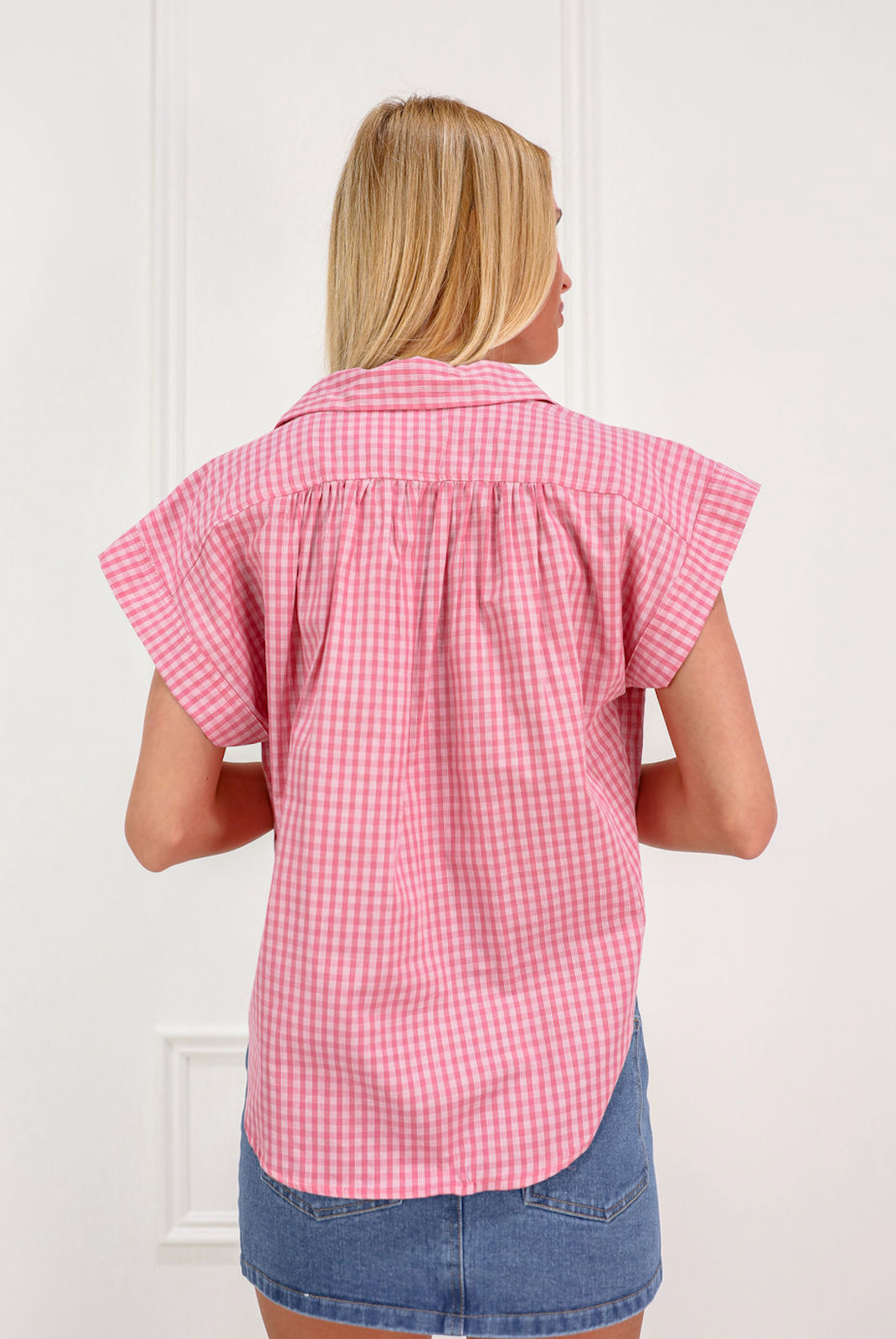 Pink/White Stripe S/S Shirt