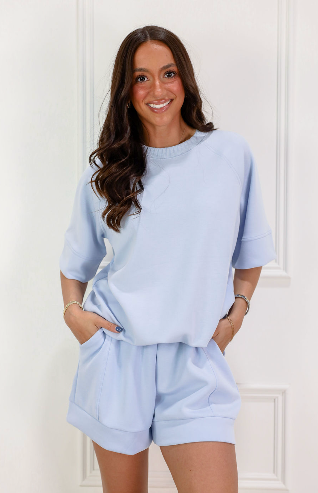 Scuba Top & Shorts Set of 2 Frost