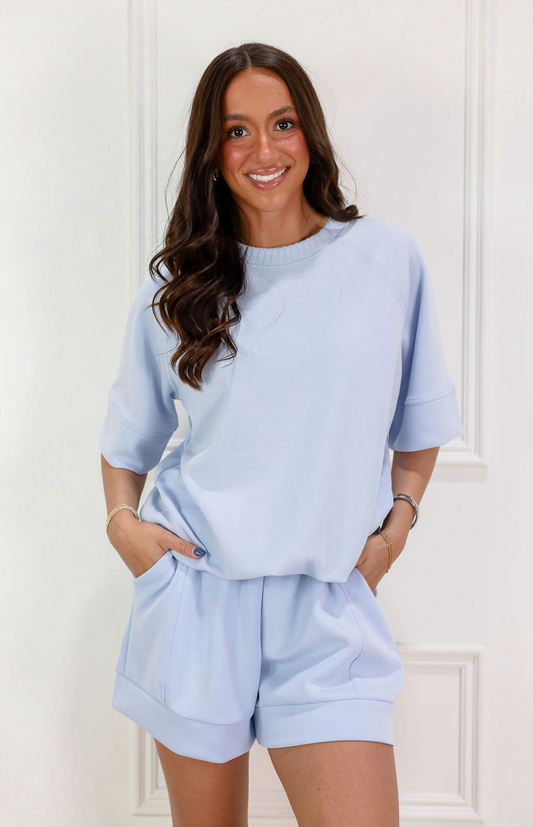 Scuba Top & Shorts Set of 2 Frost