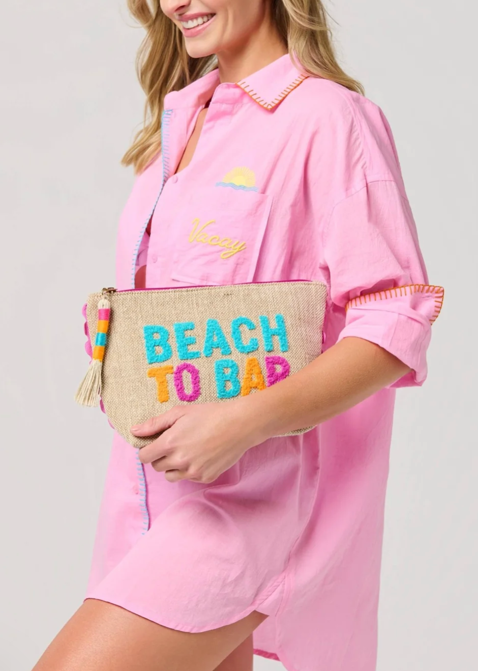 Beach to Bar Zip Pouch