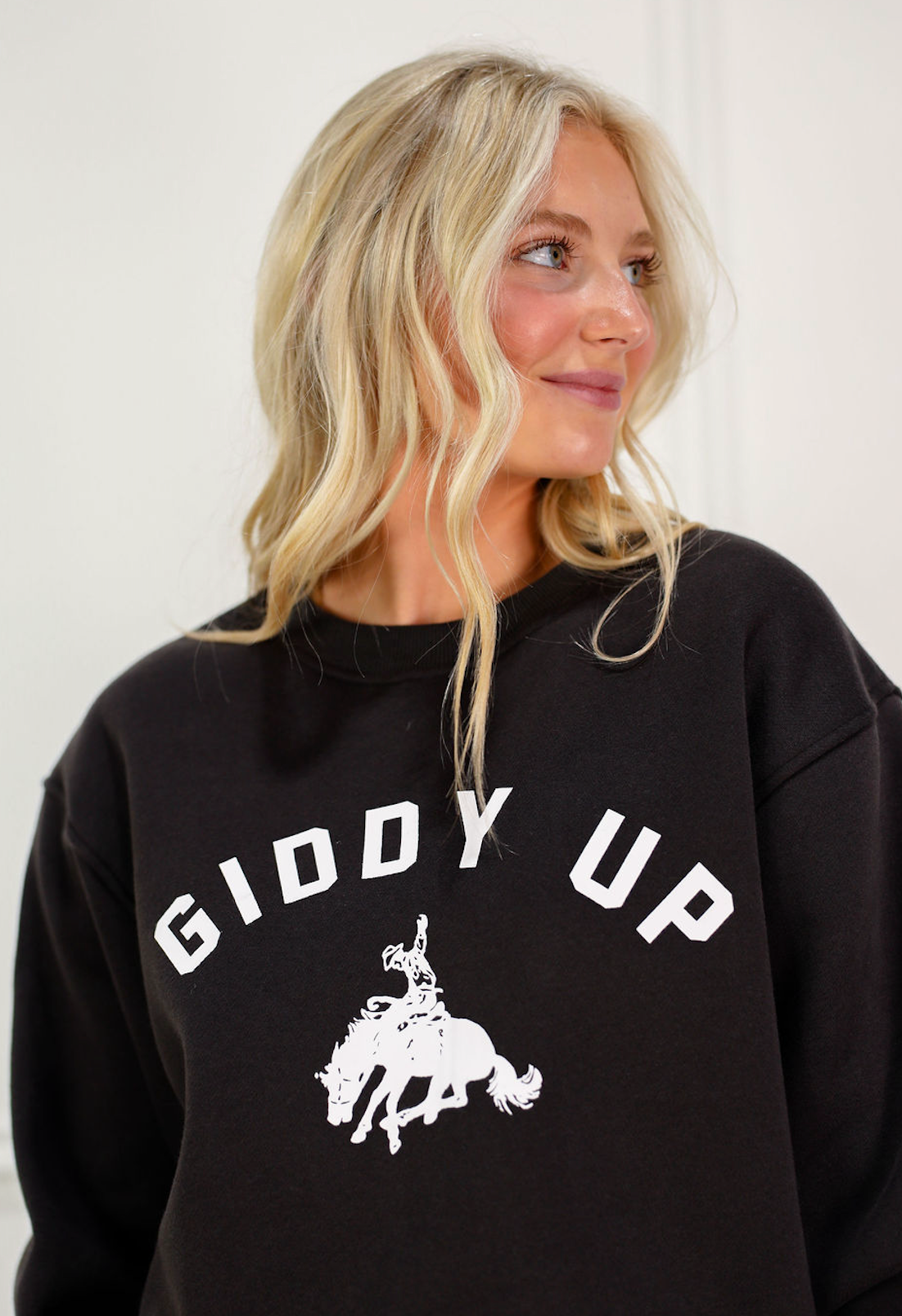 Giddy Up Sweatshirt - Clothe Boutique