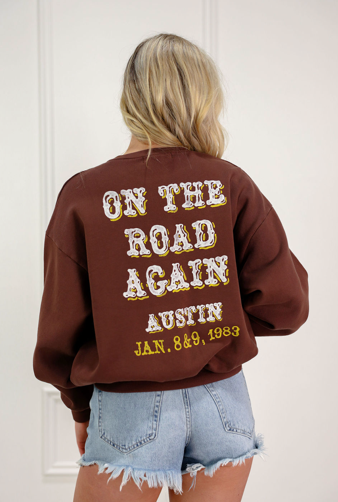 Willie Nelson In Austin Crewneck