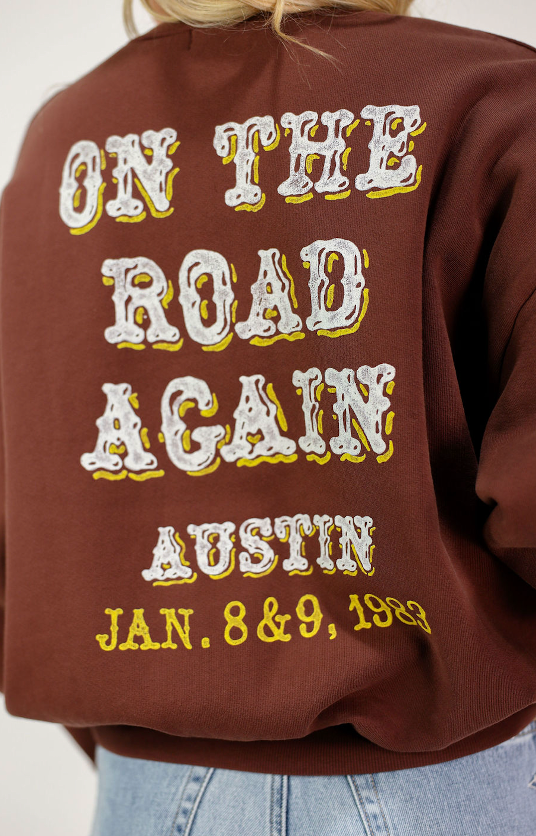 Willie Nelson In Austin Crewneck
