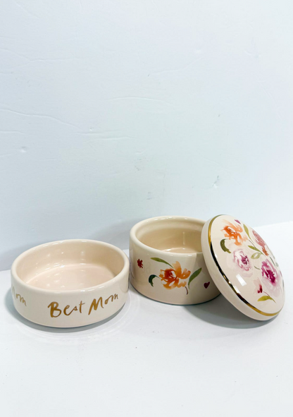 Mom Stacked Trinket Dish