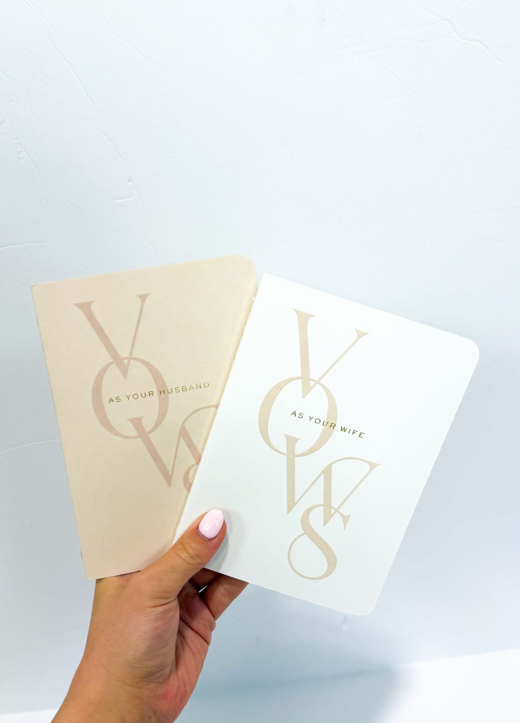 Set of 2 Vow Books