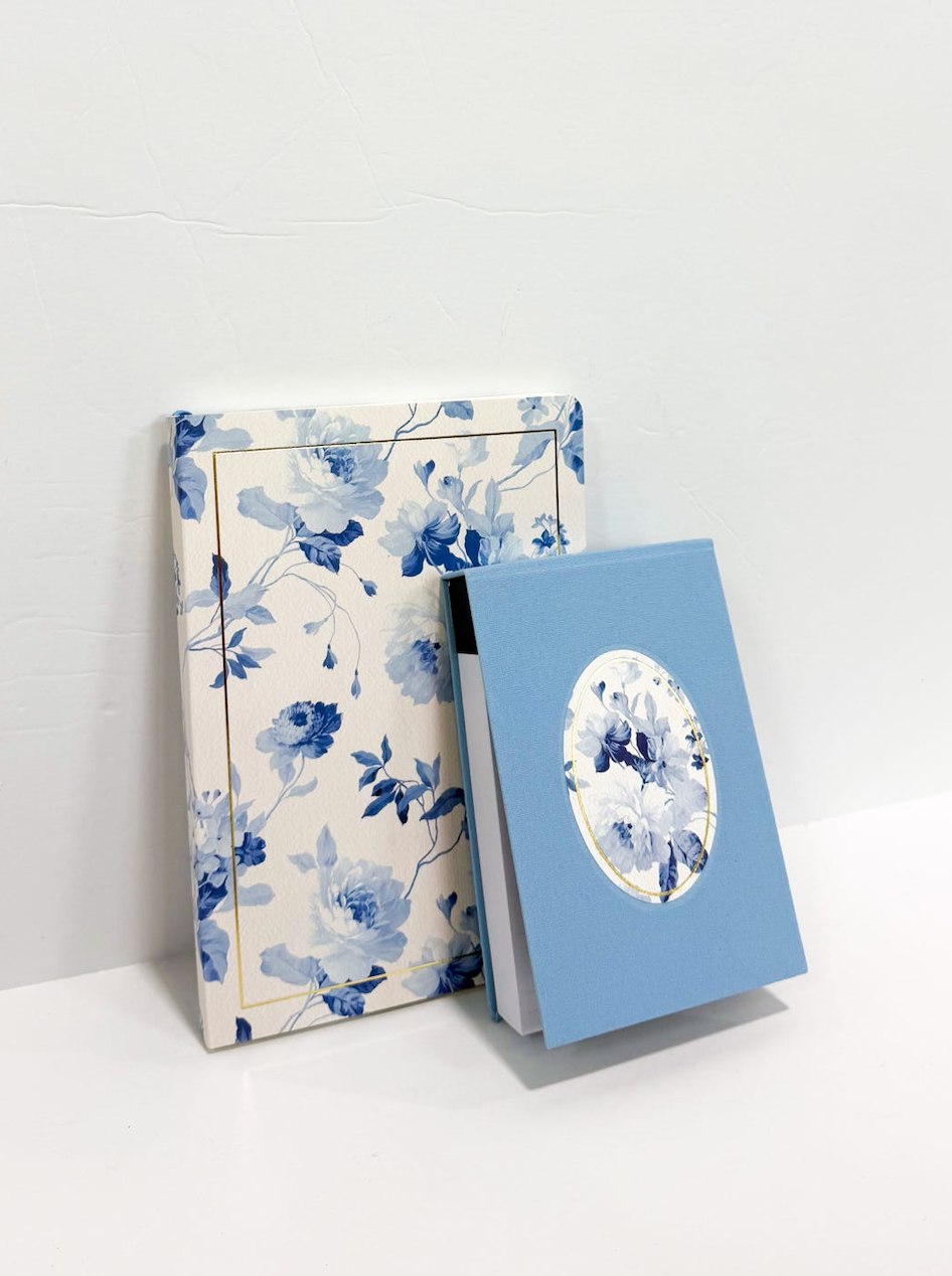 Blue Floral Journal