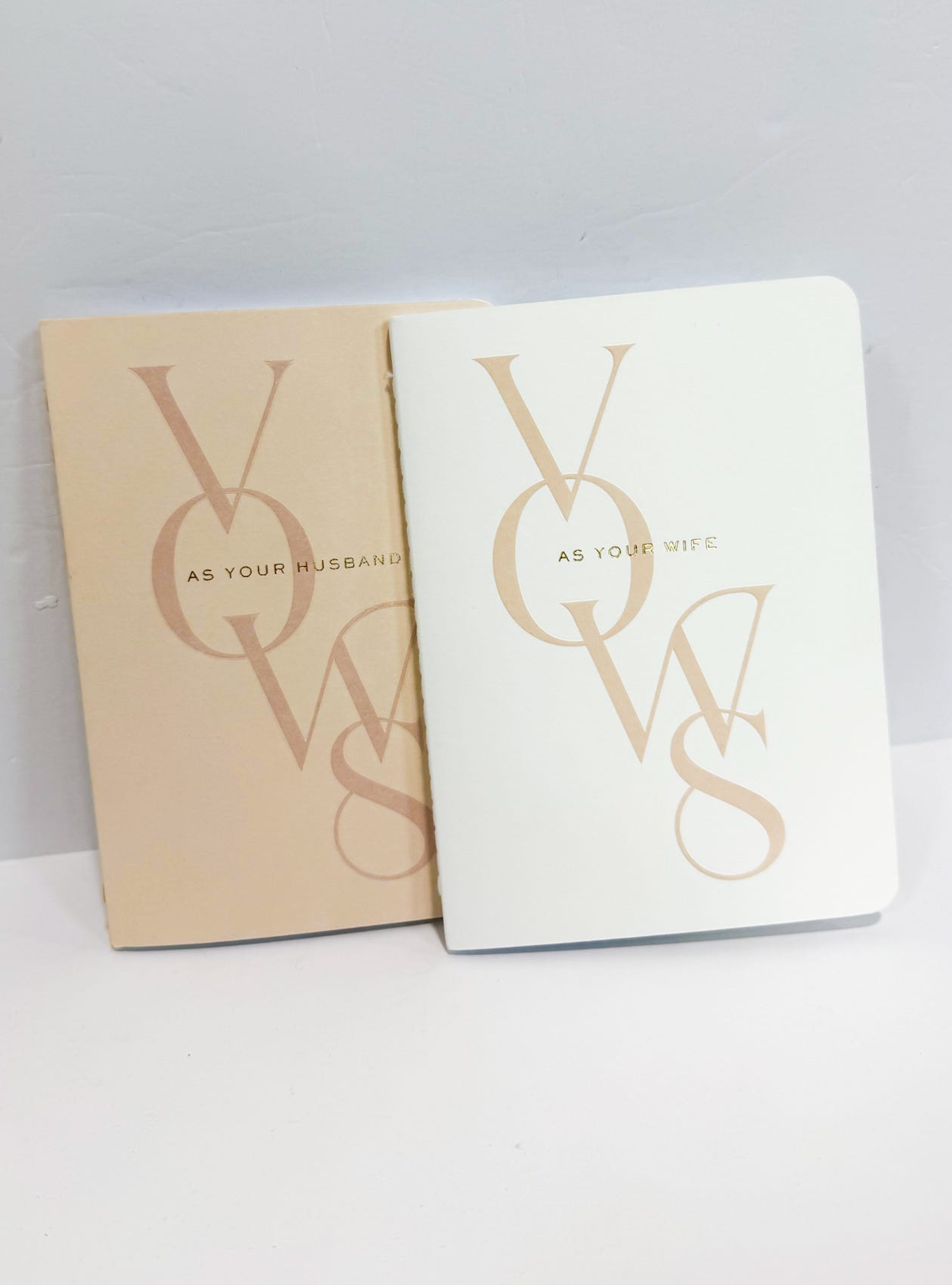 Set of 2 Vow Books