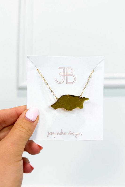 Hog Pendant Necklace