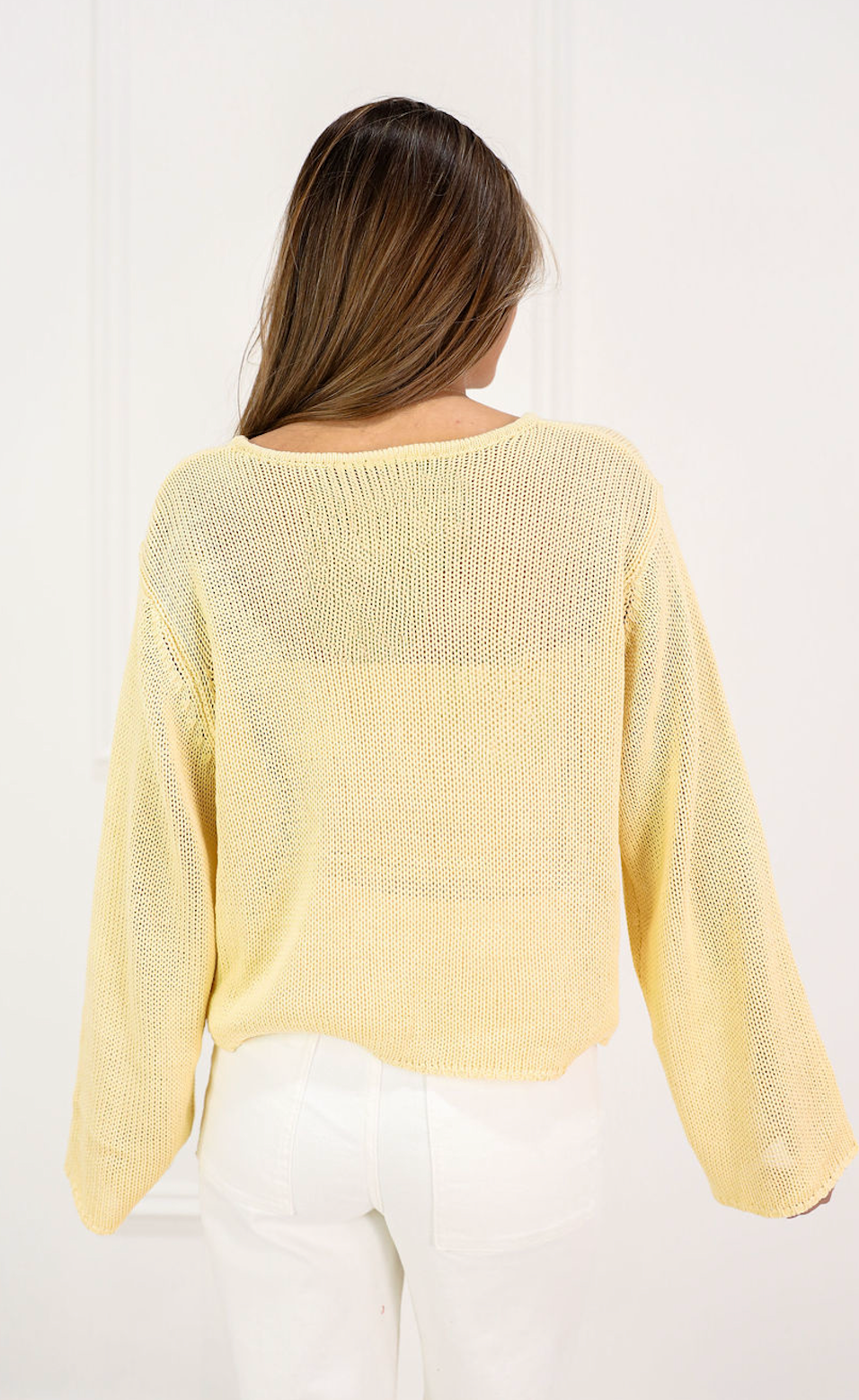 Morgan Cardigan Yellow