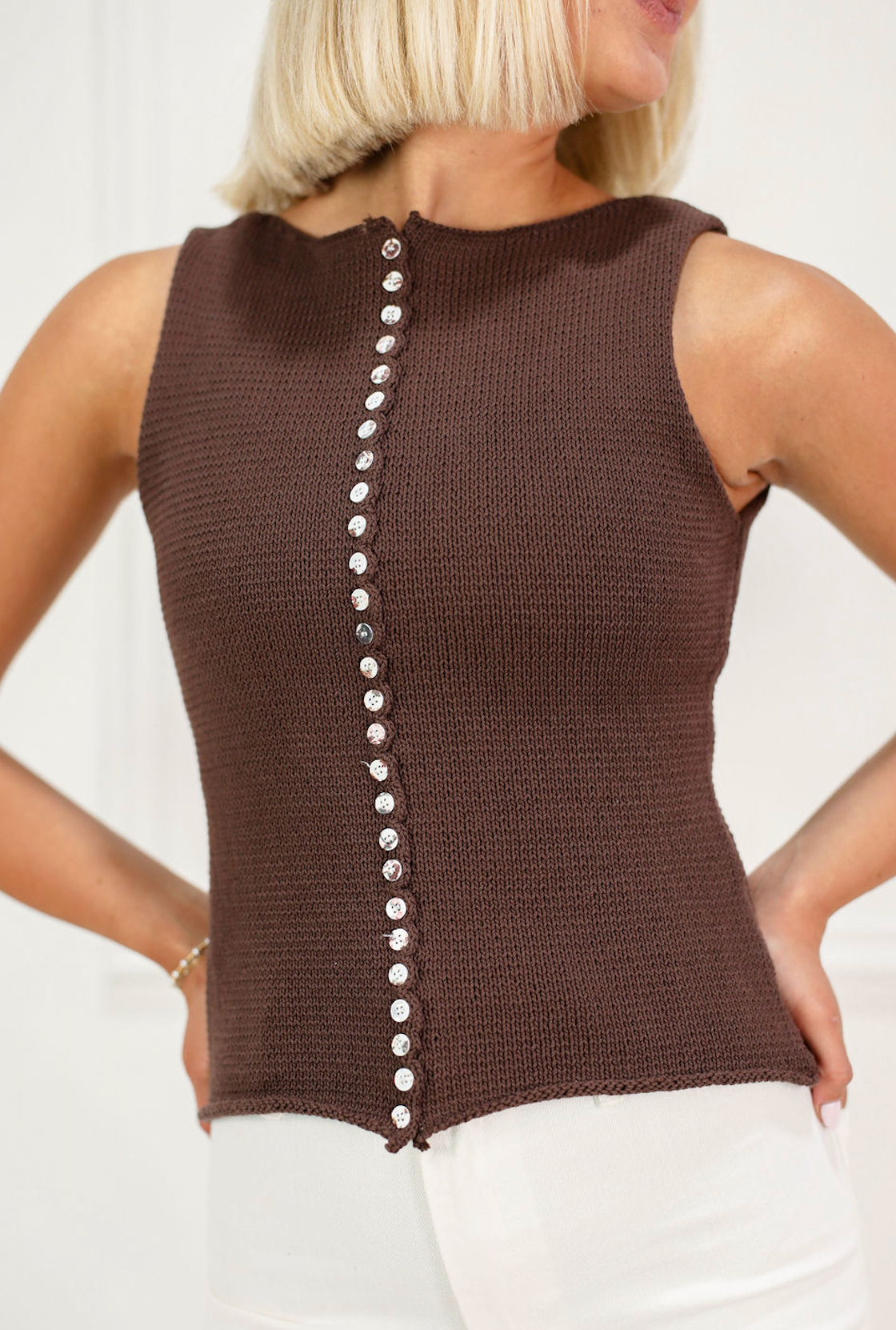 The Shelby Top Brown