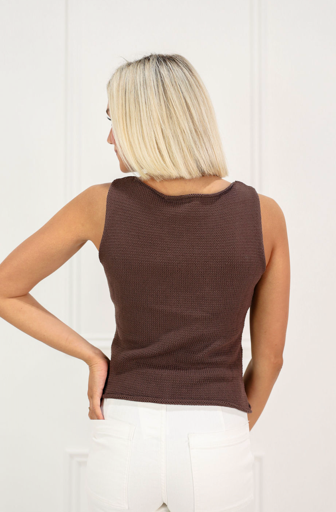 The Shelby Top Brown