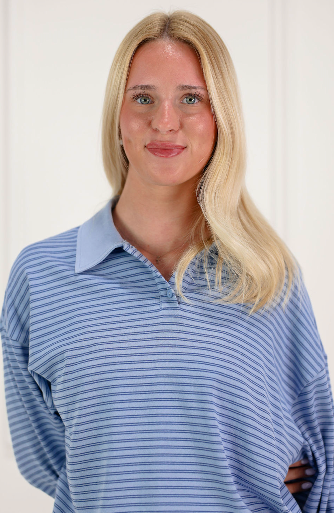 Honey Rugby Top Blue