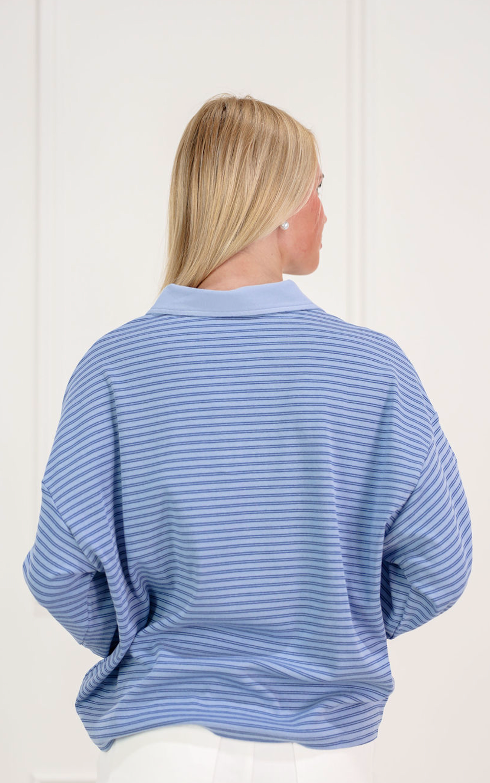 Honey Rugby Top Blue