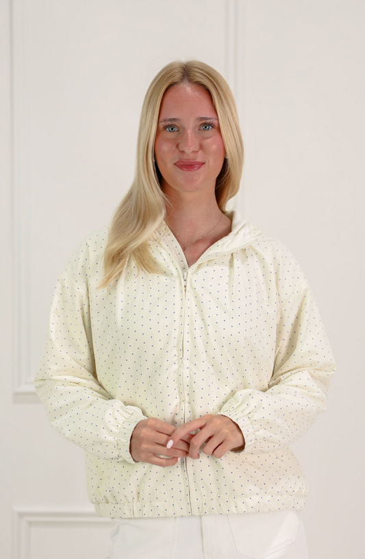 Cream Polka Dot Jacket