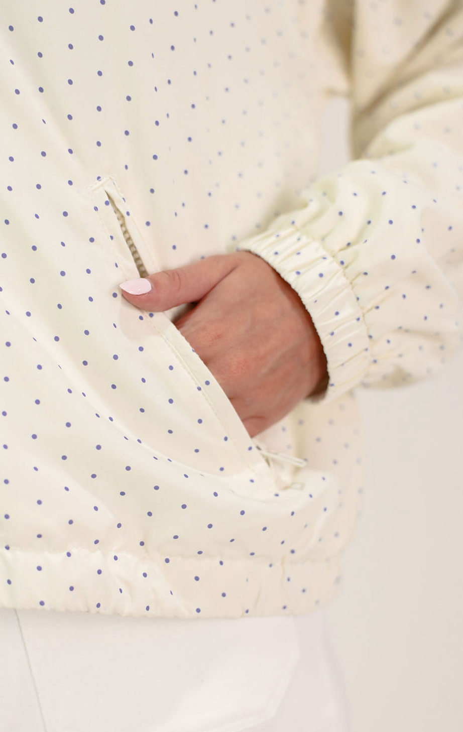 Cream Polka Dot Jacket