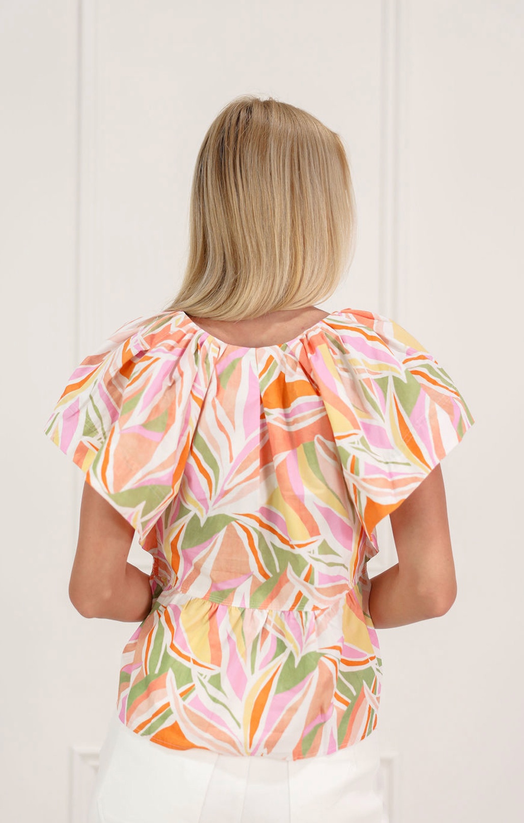 Tropical Poplin Blouse
