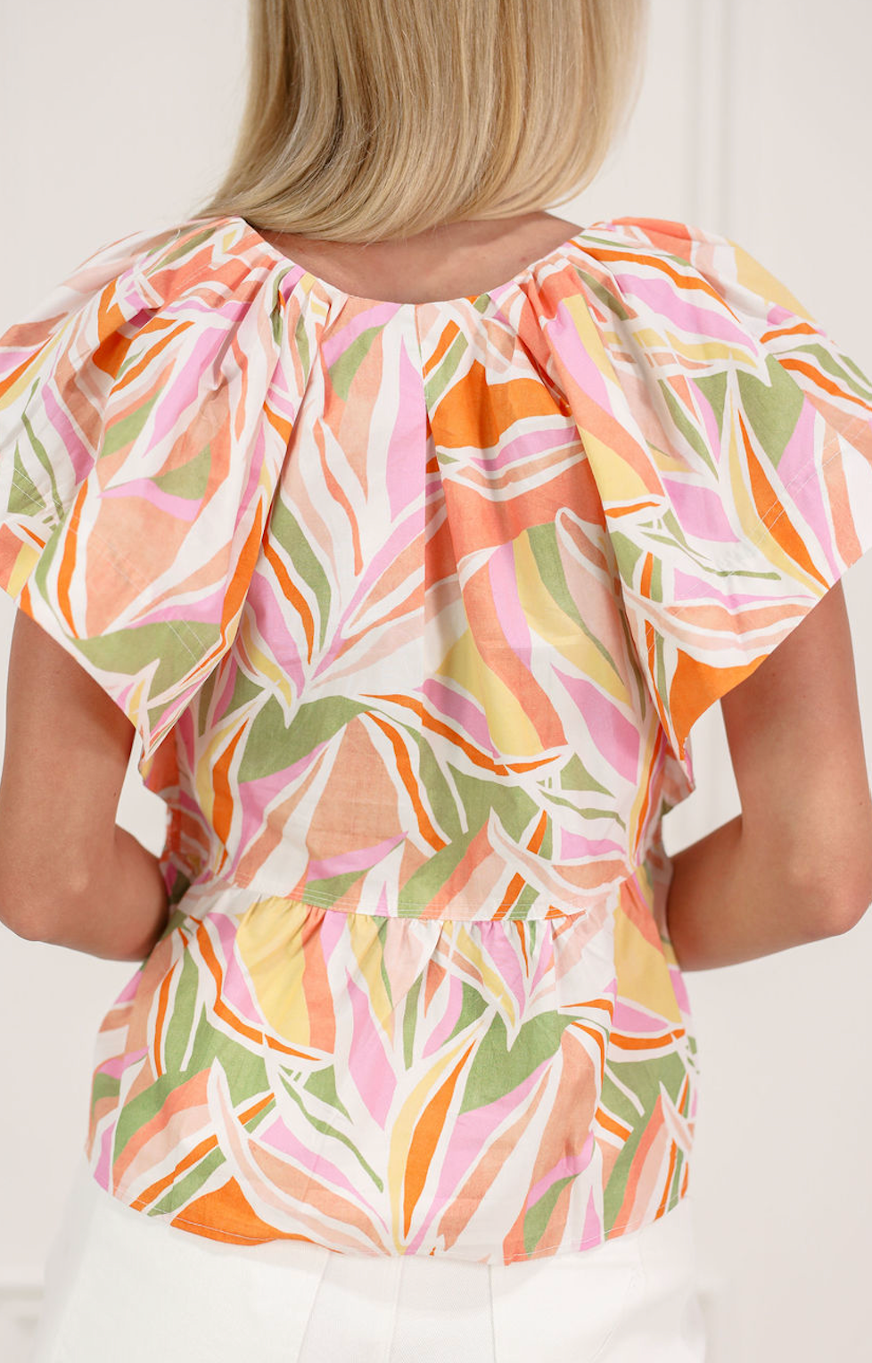 Tropical Poplin Blouse