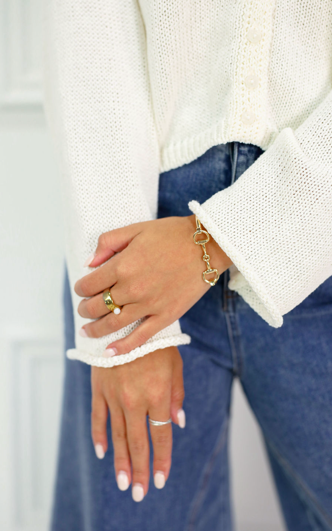 Breezy Knit Cardigan Ivory - Clothe Boutique