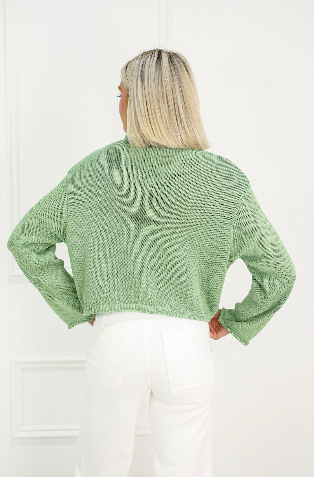 Breezy Knit Cardigan Green