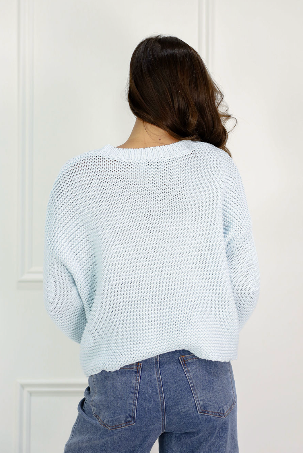 Ribbed Crewneck Sweater Mint