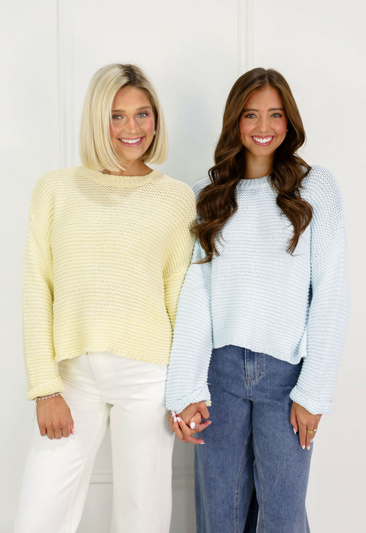 Ribbed Crewneck Sweater Mint