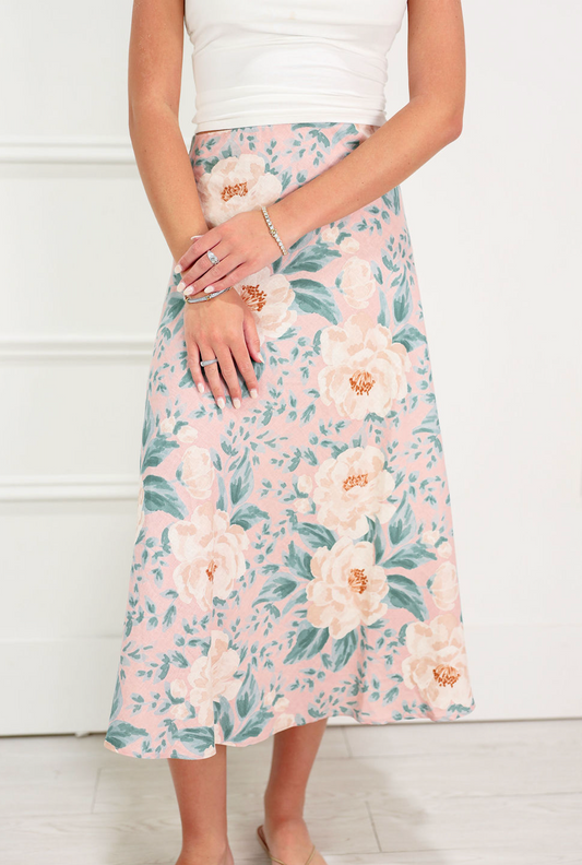 Edith Floral Maxi Skirt