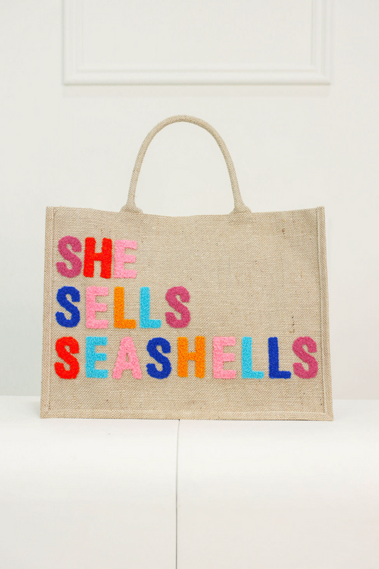 She Sells Seashells Beach Bag