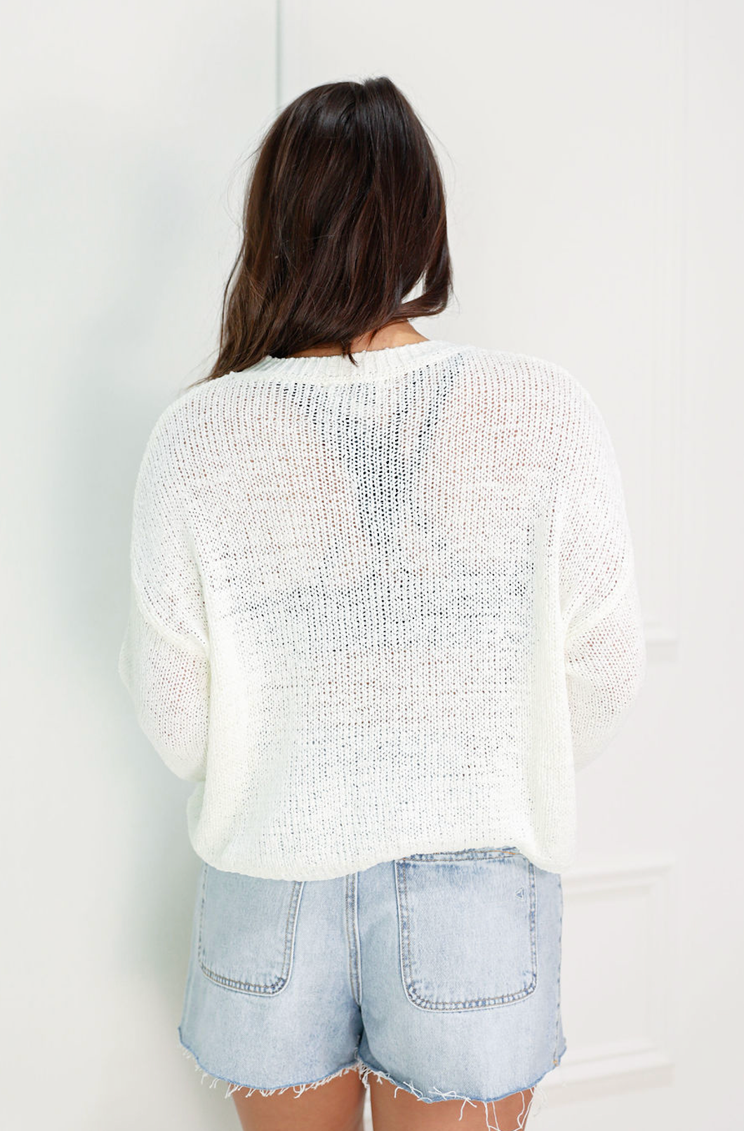 Ivy Sheer Knit Top - Clothe Boutique