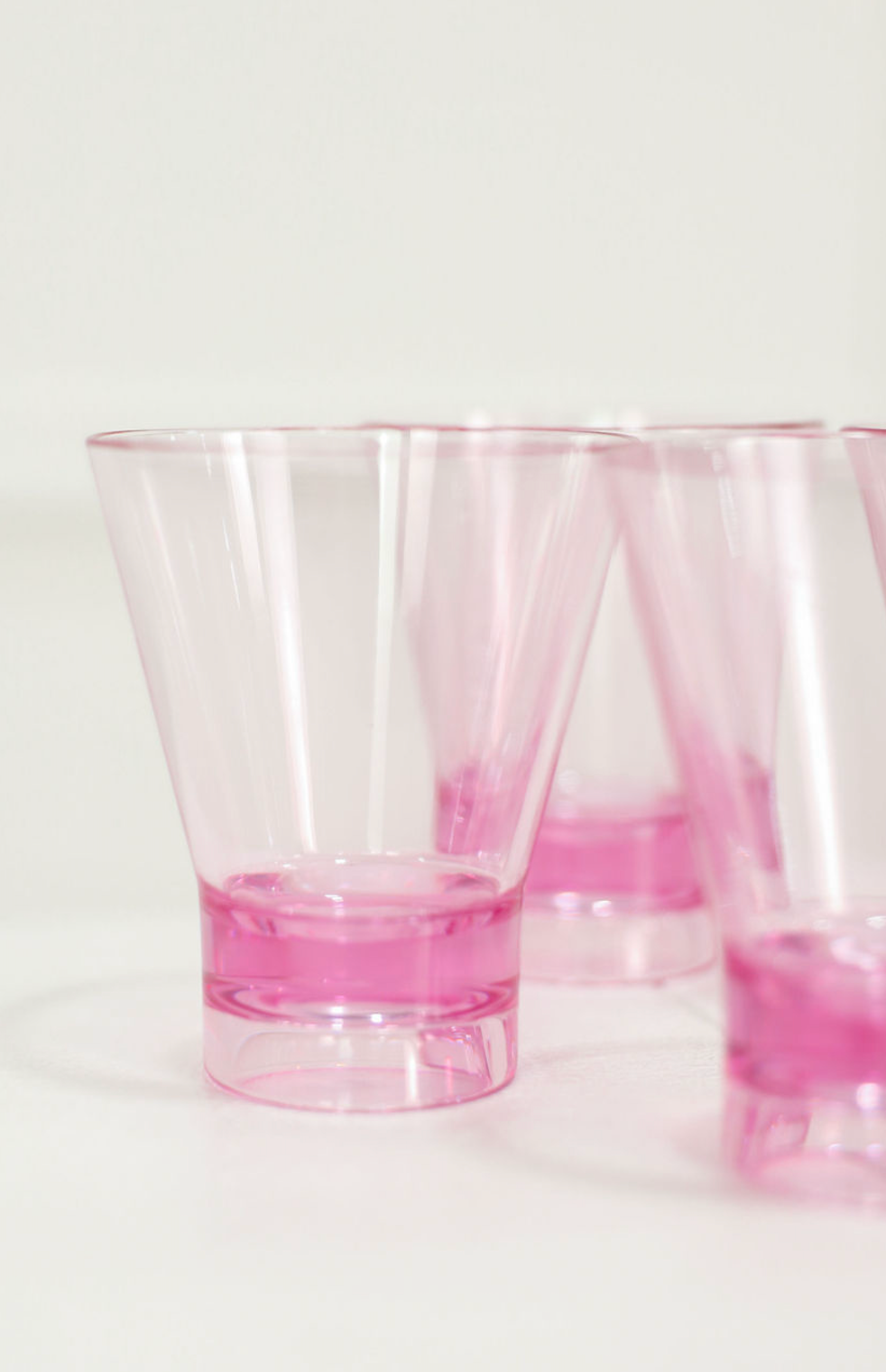 Gilda Glasses Set Of 4 Lilac