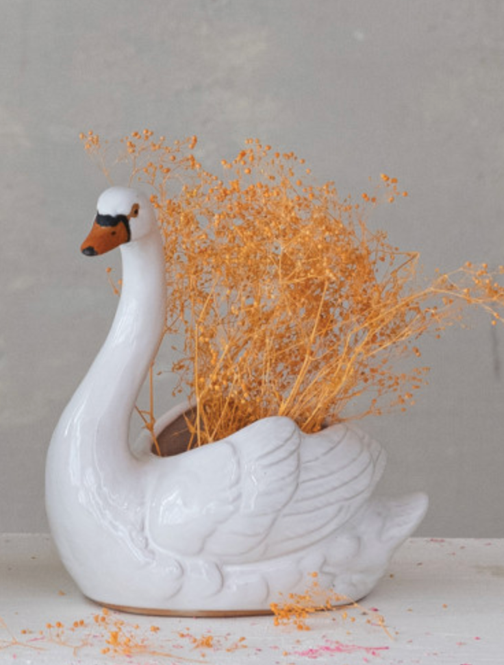 Swan Planter