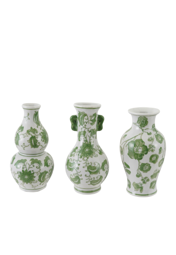 Floral Stoneware Vase