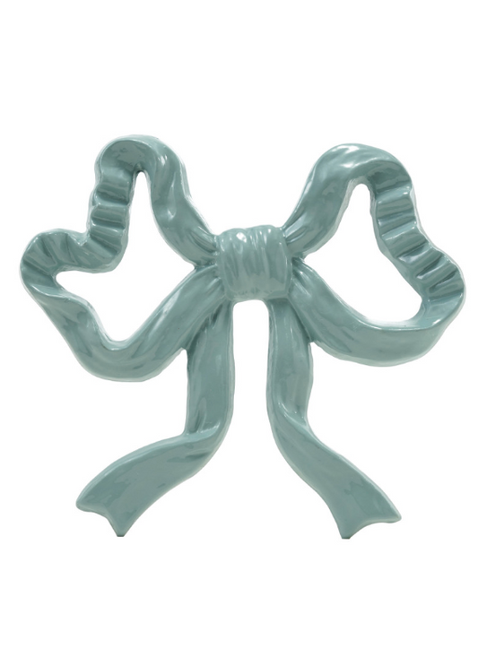 Cast Iron Blue Bow