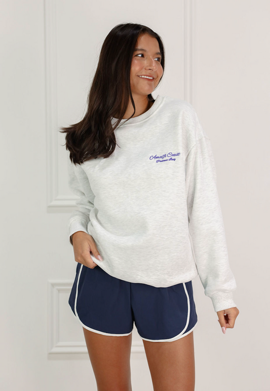 Amalfi Coast Graphic Sweatshirt Grey