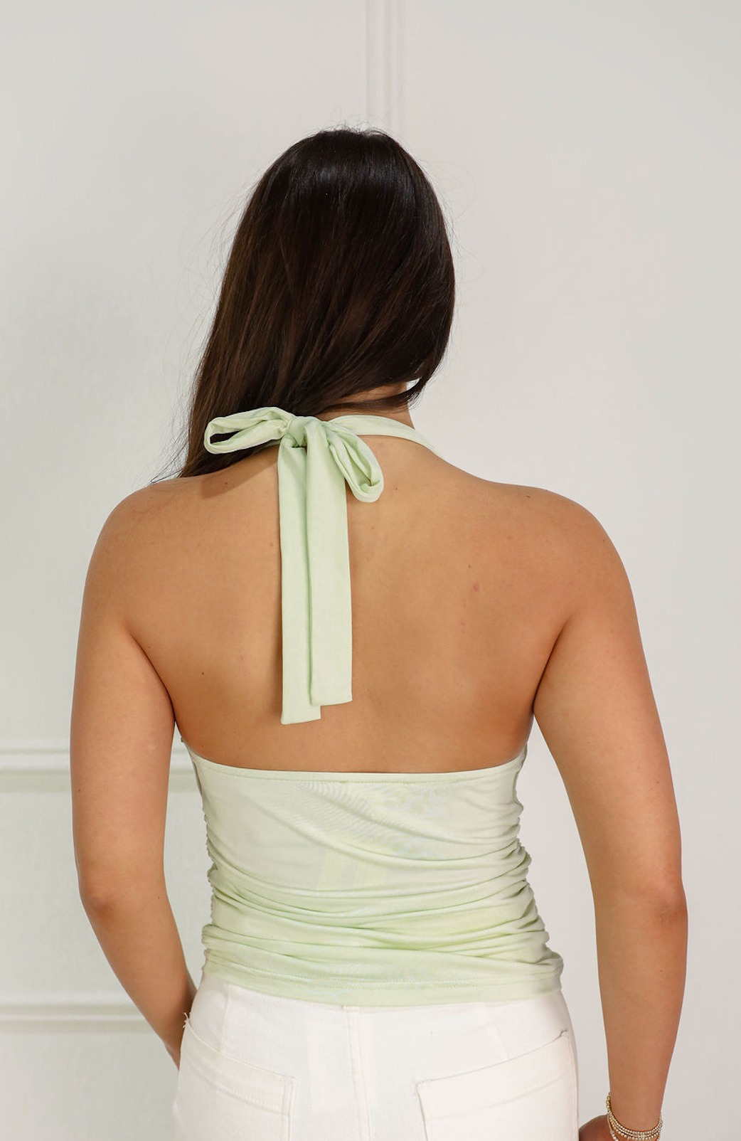 Cowl Neck Loop Tank Mint