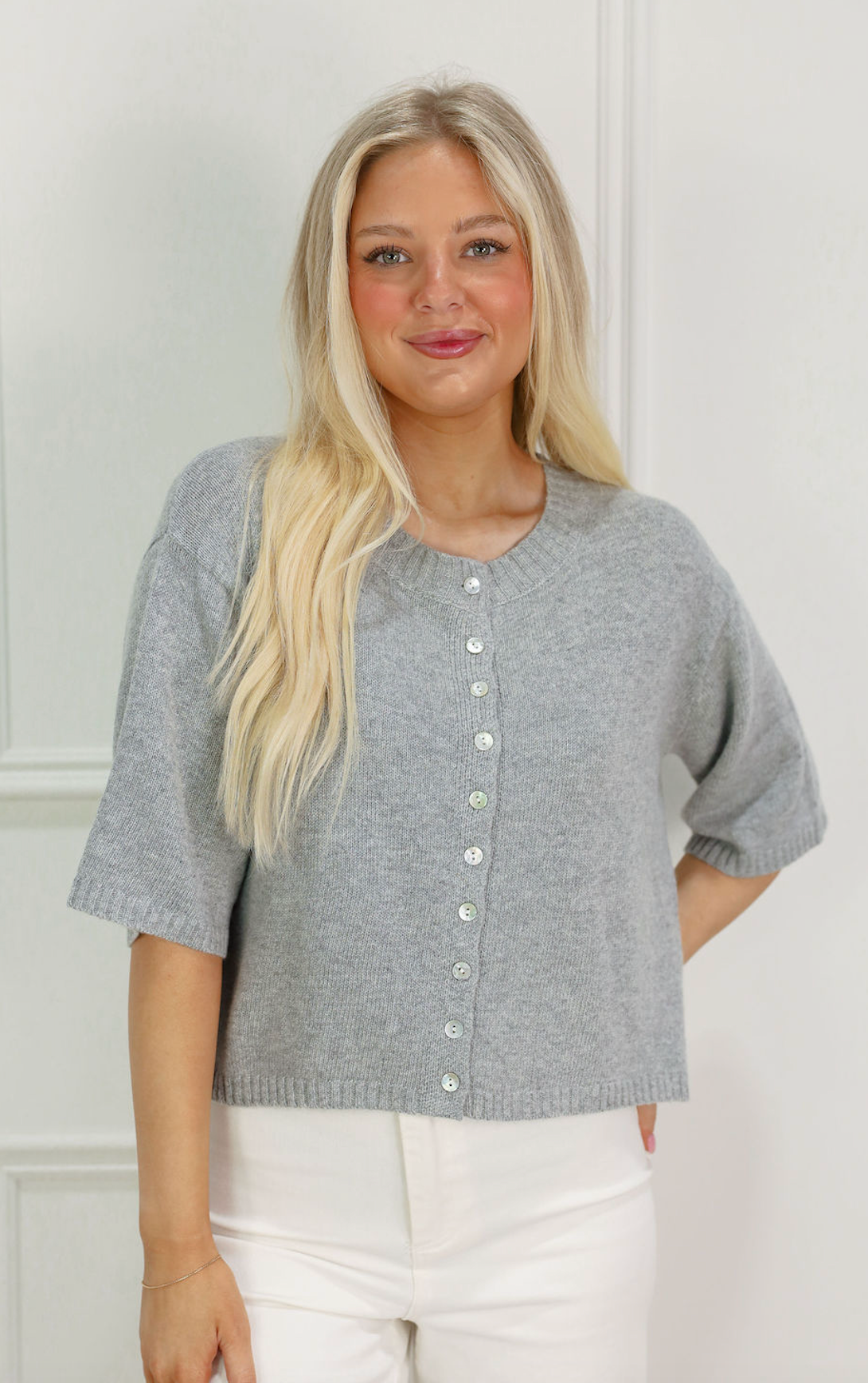 Stacey Cardigan Grey