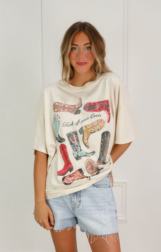 Kick Off Your Boots OS T-shirt