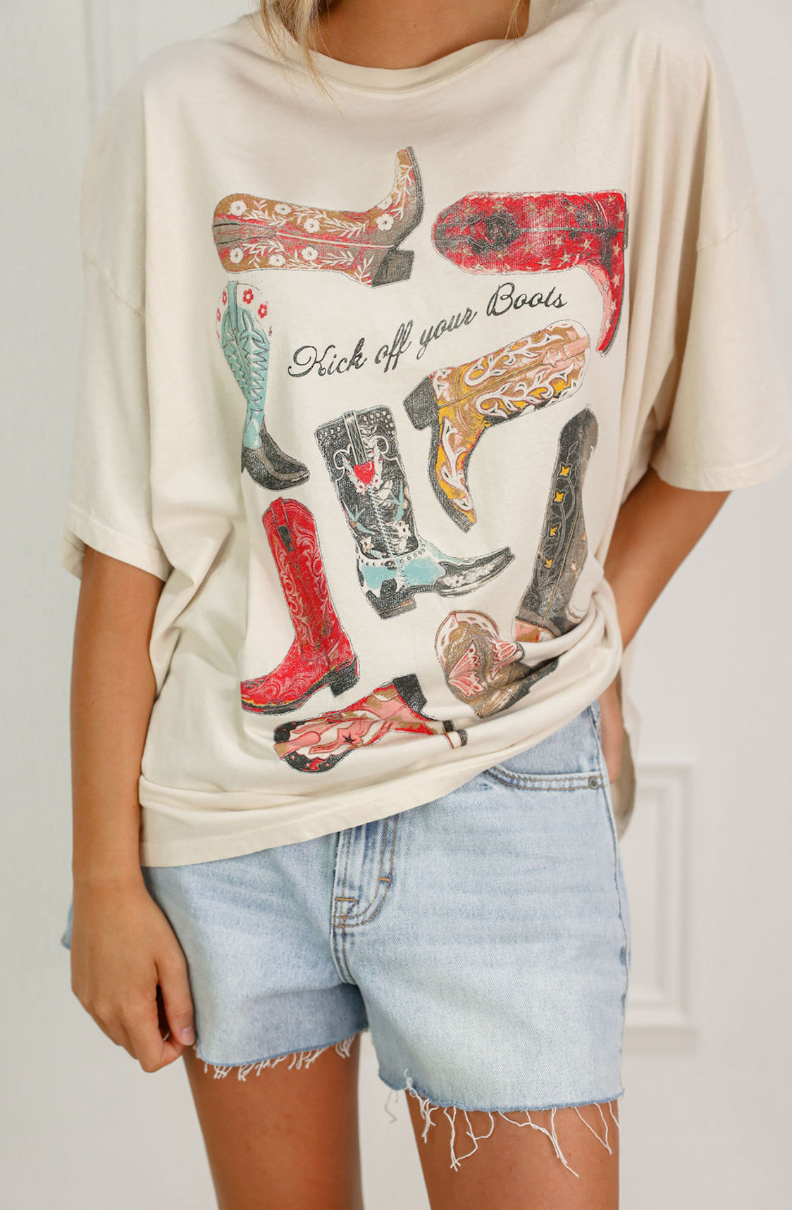 Kick Off Your Boots OS T-shirt