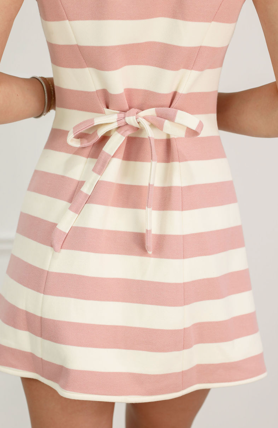 Brisbane Stripe Button Dress