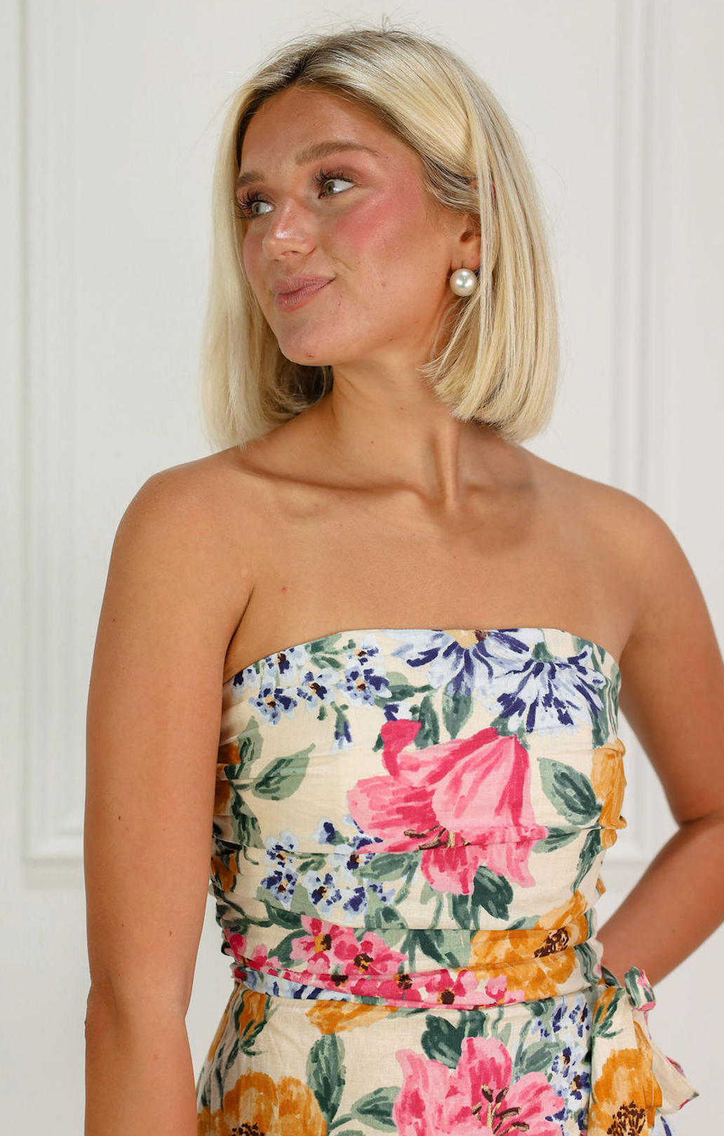 Wildflowers Side Tie Romper