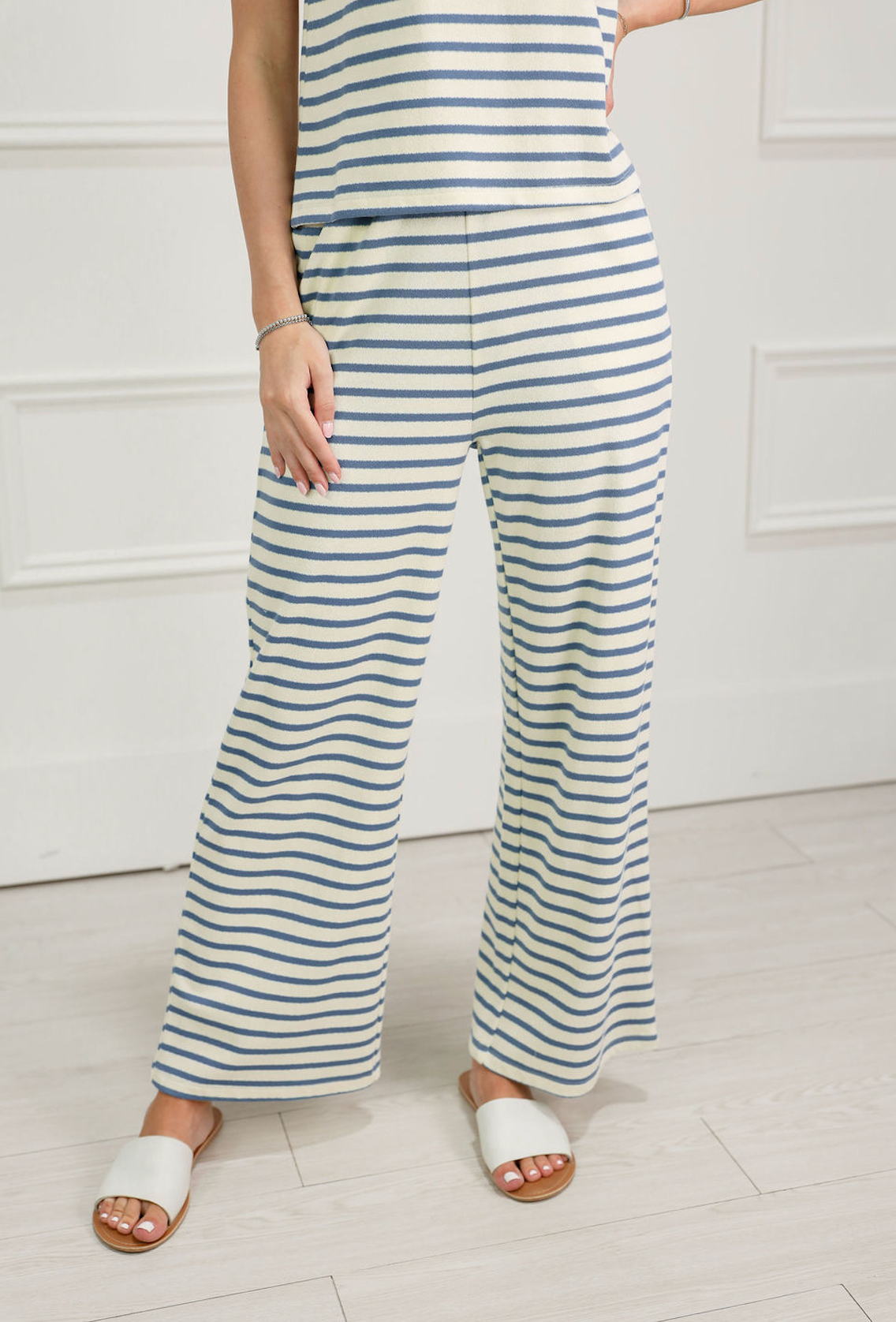 Striped Knit Tank & Pants Set of 2 - Clothe Boutique