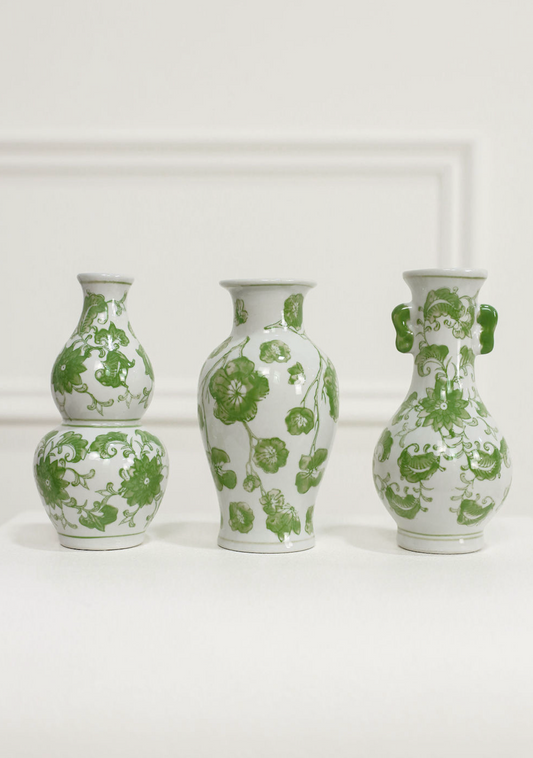 Floral Stoneware Vase