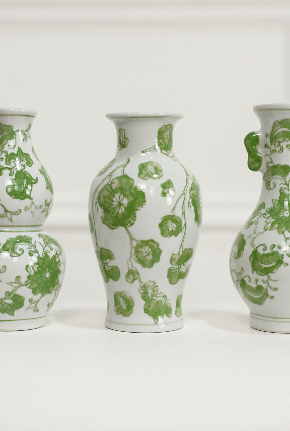 Floral Stoneware Vase