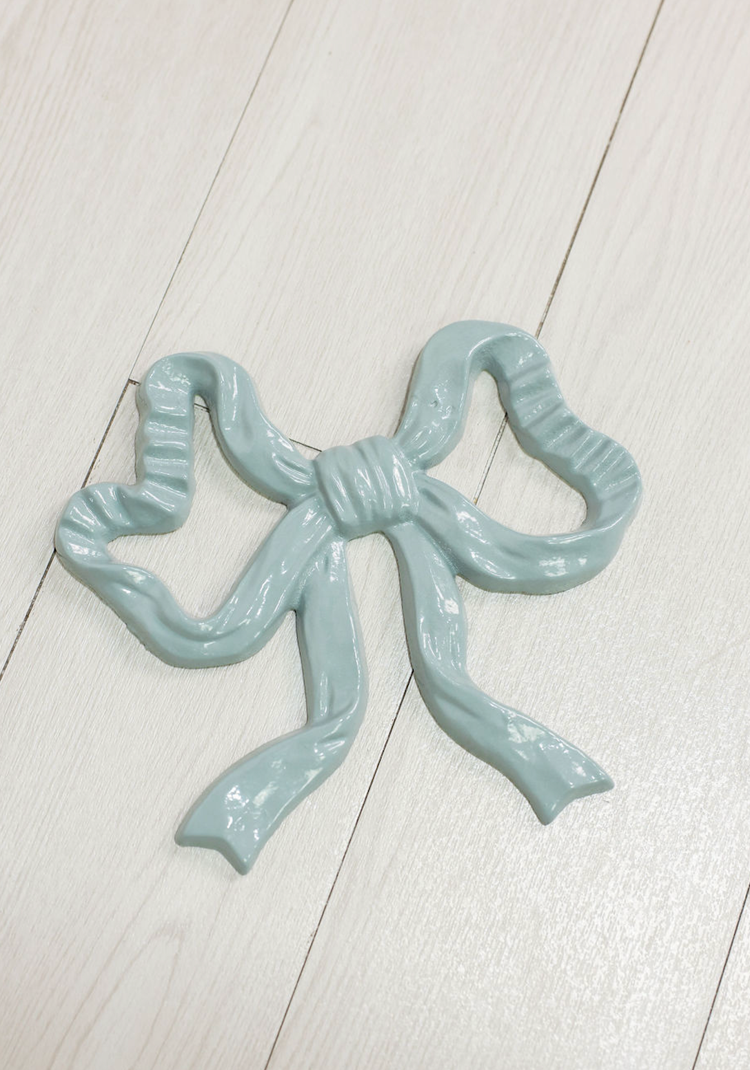 Cast Iron Blue Bow
