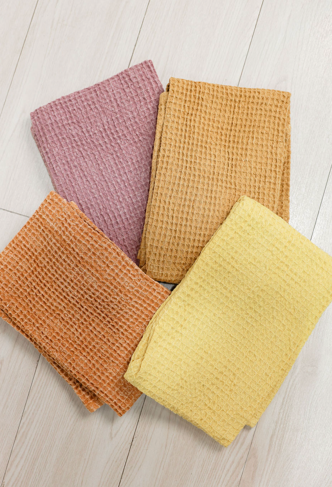 Stonewash Waffle Weave Towel