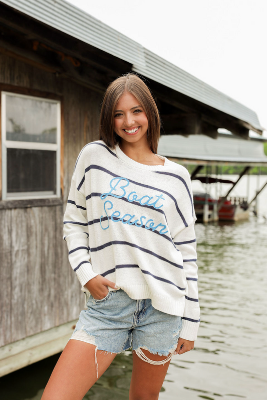 Boat Season Relaxed Fit Sweater