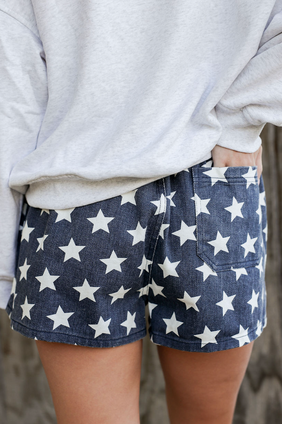 Star Drawstring Shorts